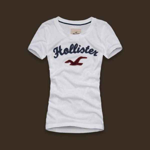 Hollister Mujeres De Cuello Redondo Corto Remera HCO4812